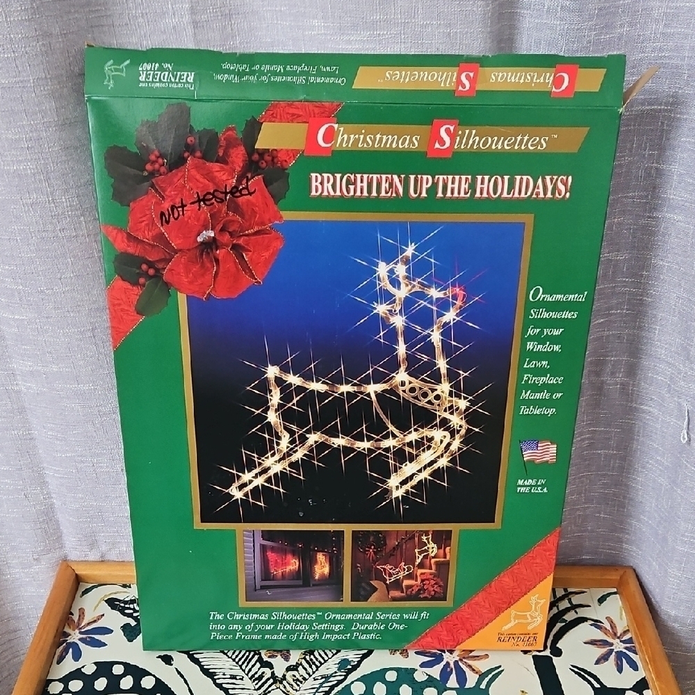 Lighted Rudolph Decoration